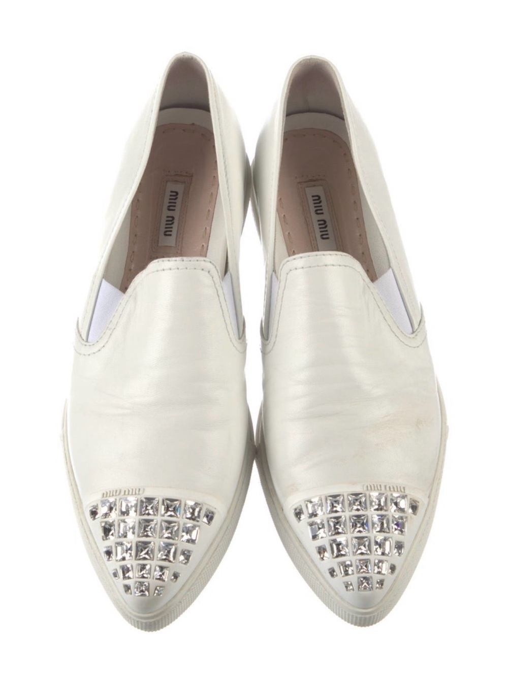 Miu Miu Leather Flats